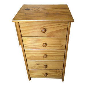 meuble en bois massif - tiroirs