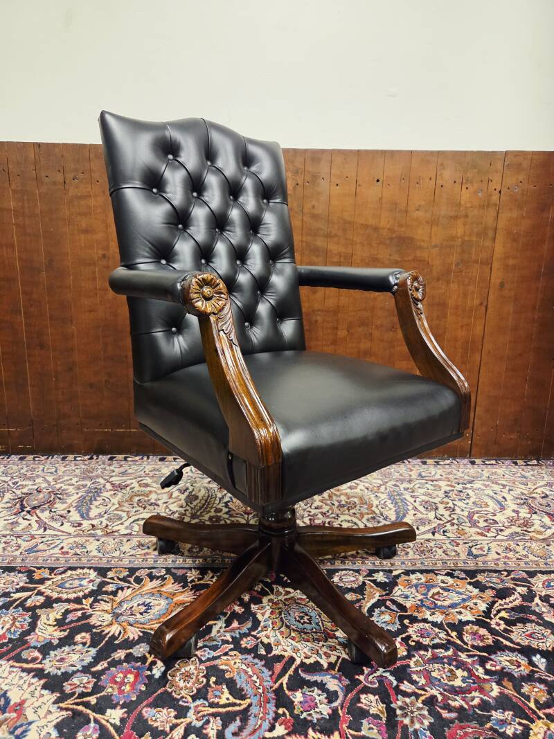 English black President Chair Office chair