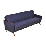Daybed 3 seat sofa with fold-out function, 1960s