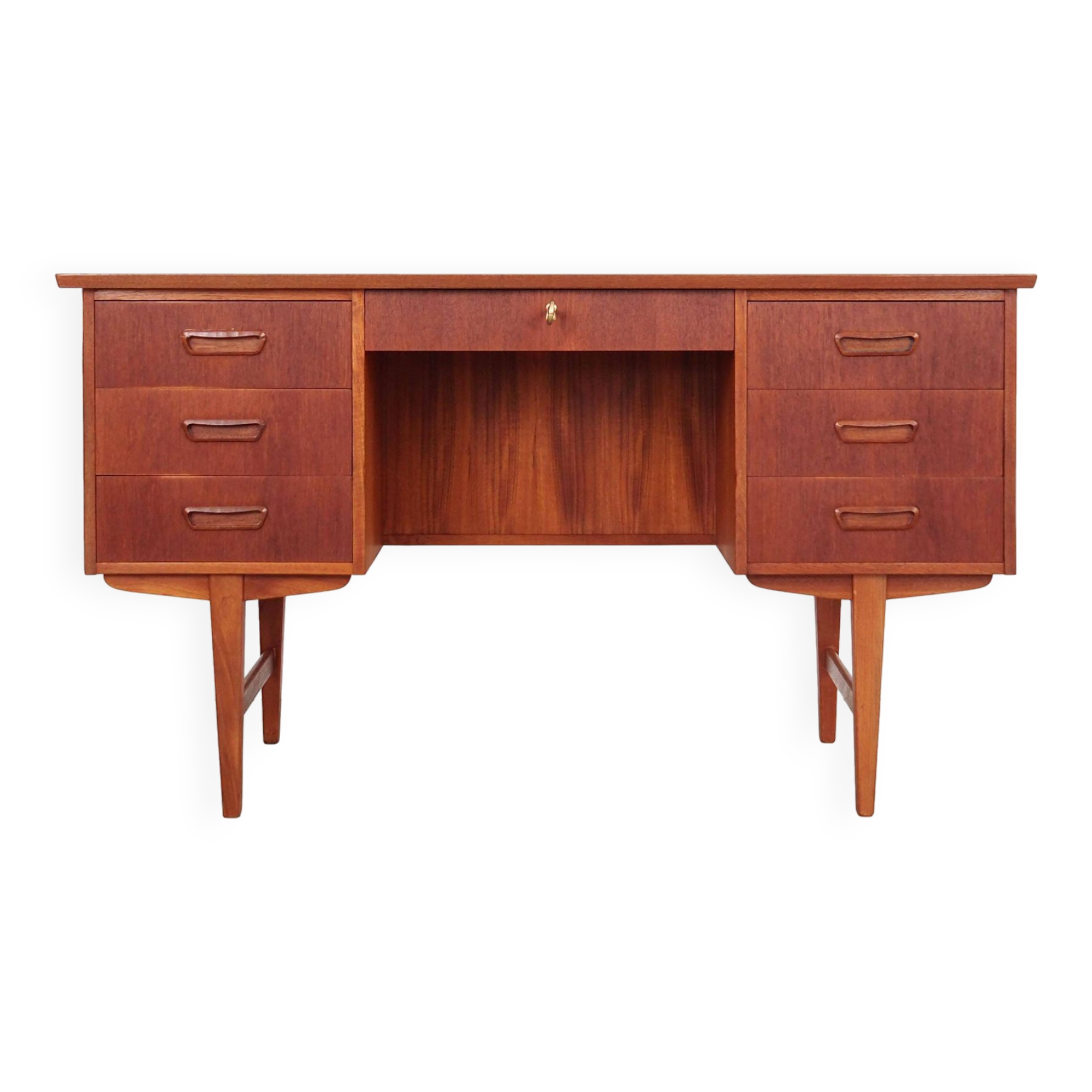Bureau en teck, design danois, années 1970, production : Danemark