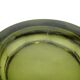 Art Deco Caddy, Olivine Crystal, Moser, Czechoslovakia, 1930s
