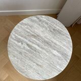 Table d’appoint bois et marbre