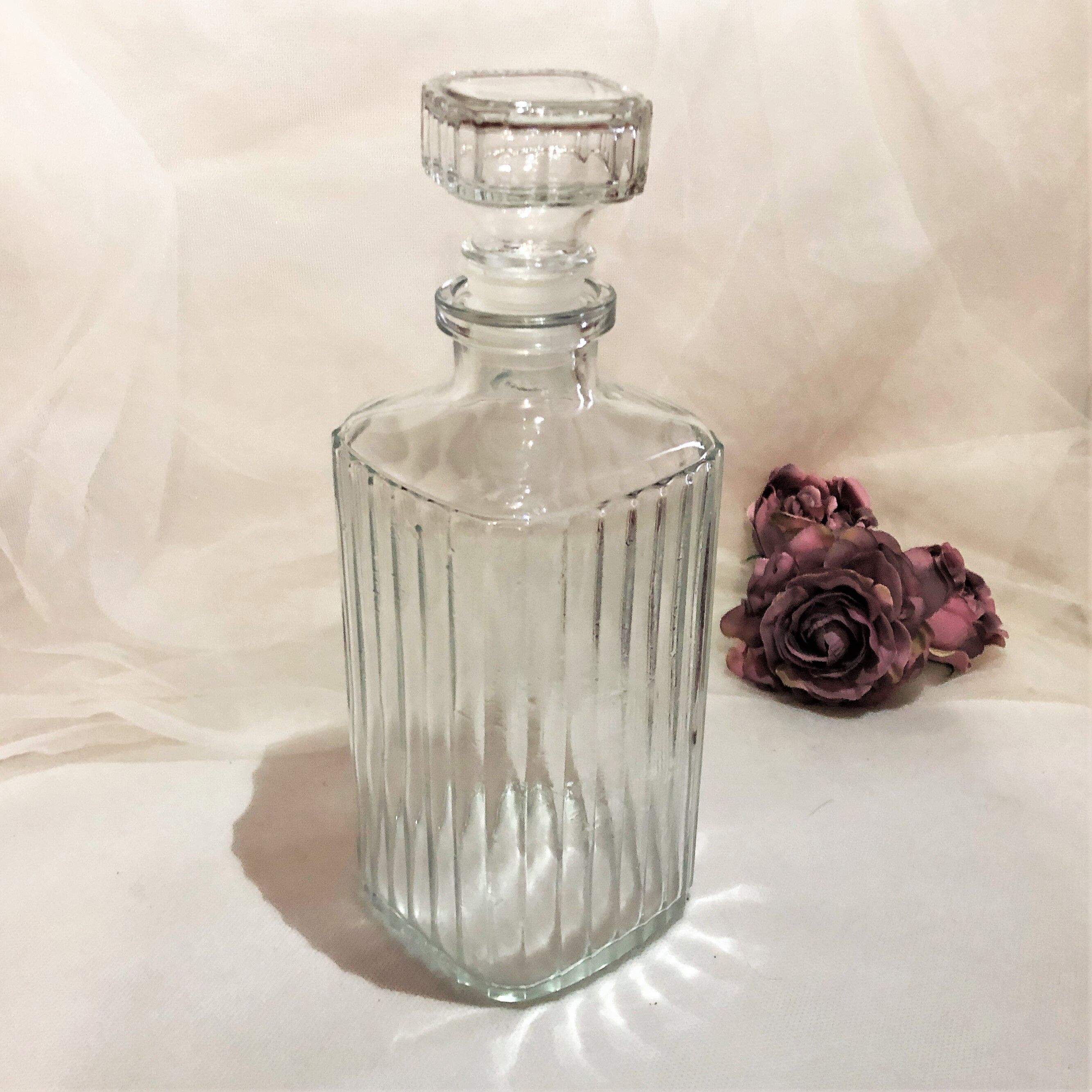 Whisky decanter or glass decanter retro France vintage style