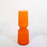 Orange Murano glass vase by Carlo Moretti, Italy, 1960s