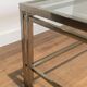 Modernist Chrome Coffee Table with Triple Legs, French Work circa 1970