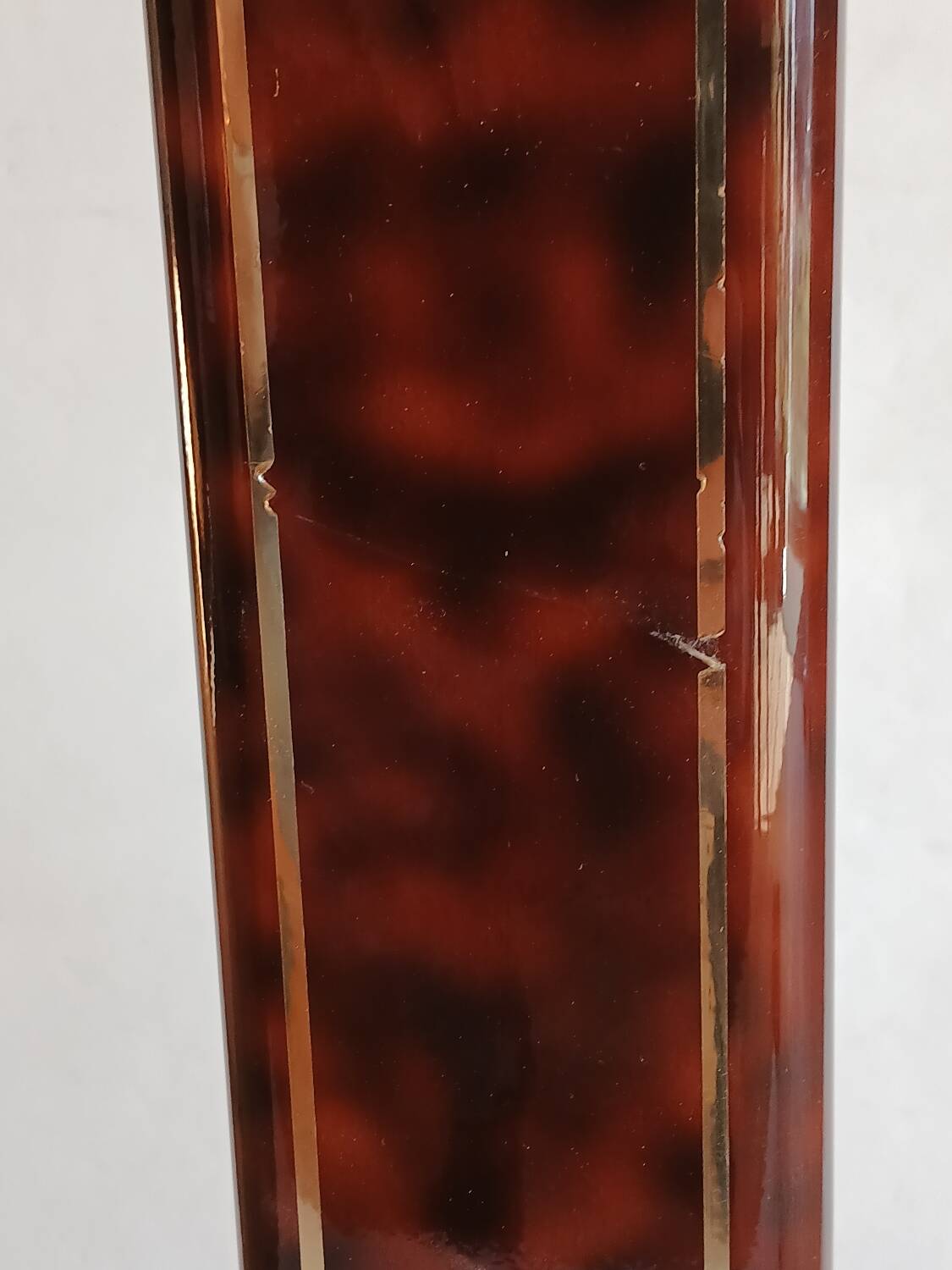 Metal and brass floor lamp, Relco Milano, 1970s.