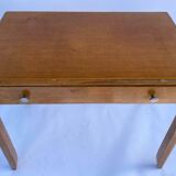 Bureau 1 drawer 1950 2 buttons design francais