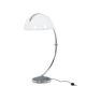 Elio Martinelli. Chrome metal floor lamp. 1970s.
