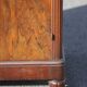 Art Deco buffet with 2 doors, wooden and marble Art Deco furniture.