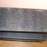 Vintage gold metal wall shelf for mofp