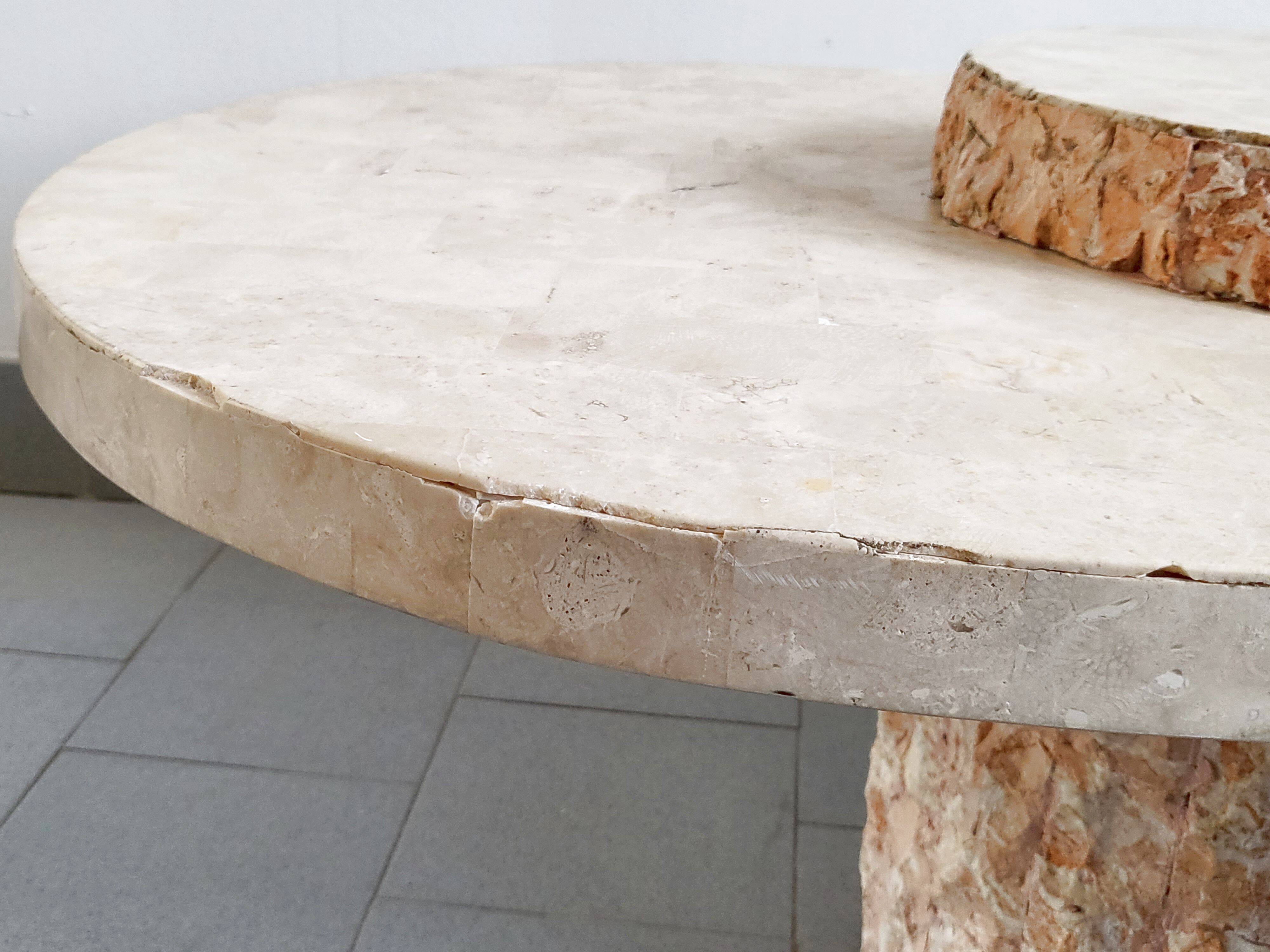 Vintage coffee table by Magnussen Ponte 1980