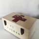 Sports pharmacy box, wooden crate 60s
