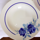 Set of 5 vintage flat plates from Grimaud Strasbourg, Poitiers model, porcelain
