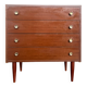 Vintage chest of drawers with spindle legs 1960