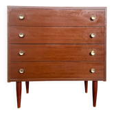 Commode vintage pieds fuseaux 1960