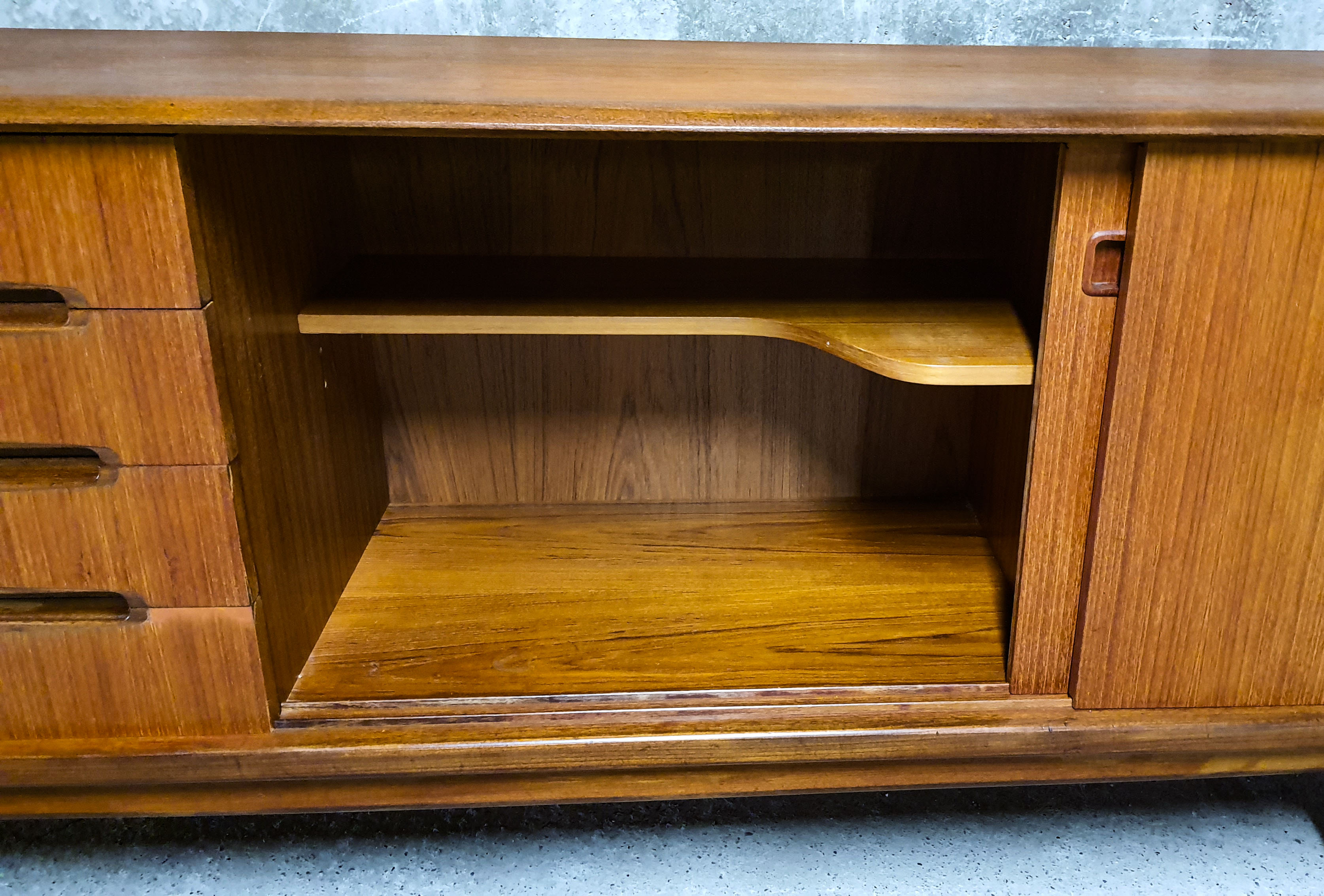 Scandinavian sideboard enfilade in teak