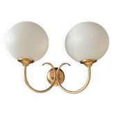 1950 two-light wall lamp