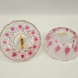 Crystal candy deco relief and pink colours
