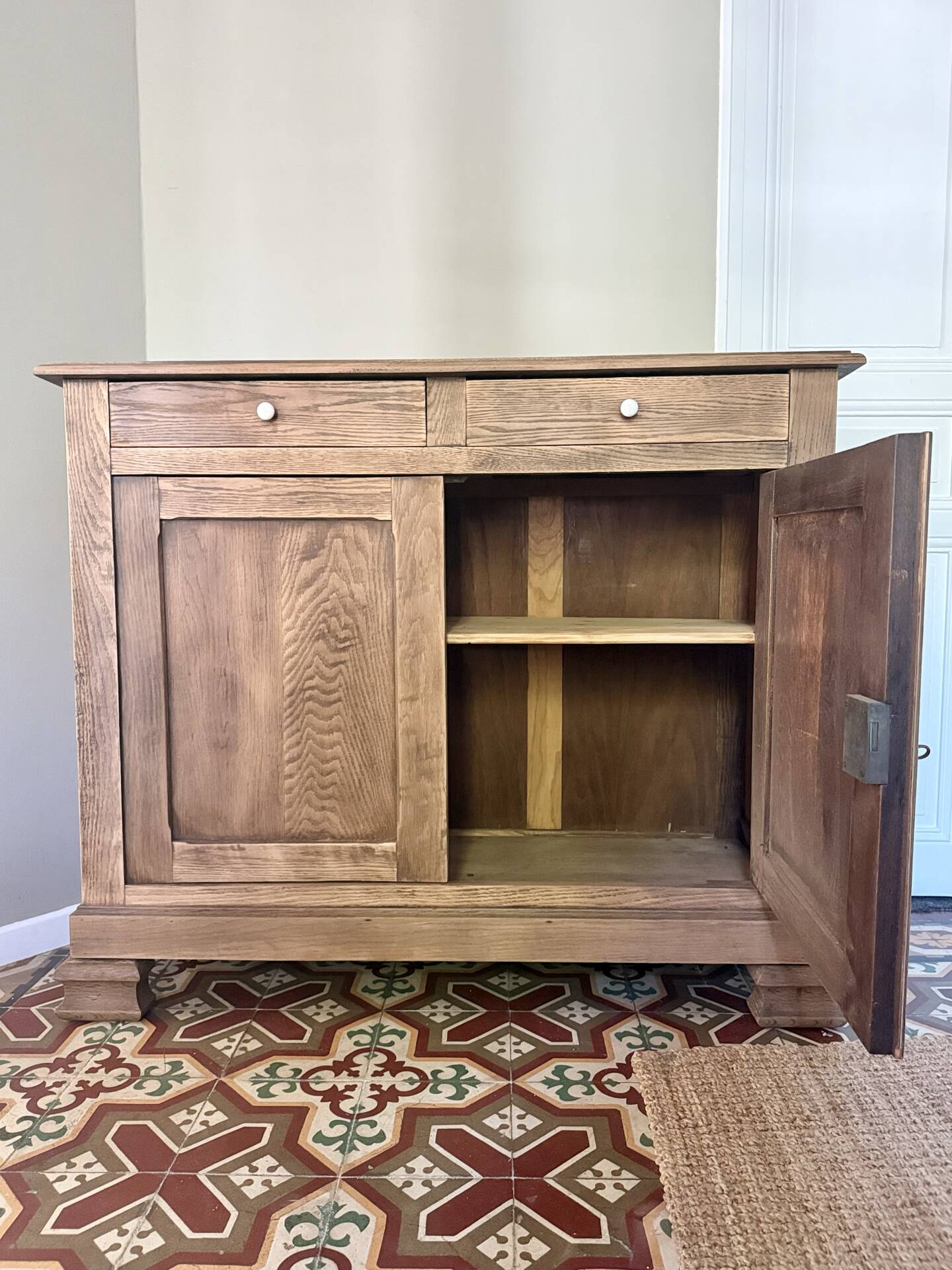 Solid oak sideboard