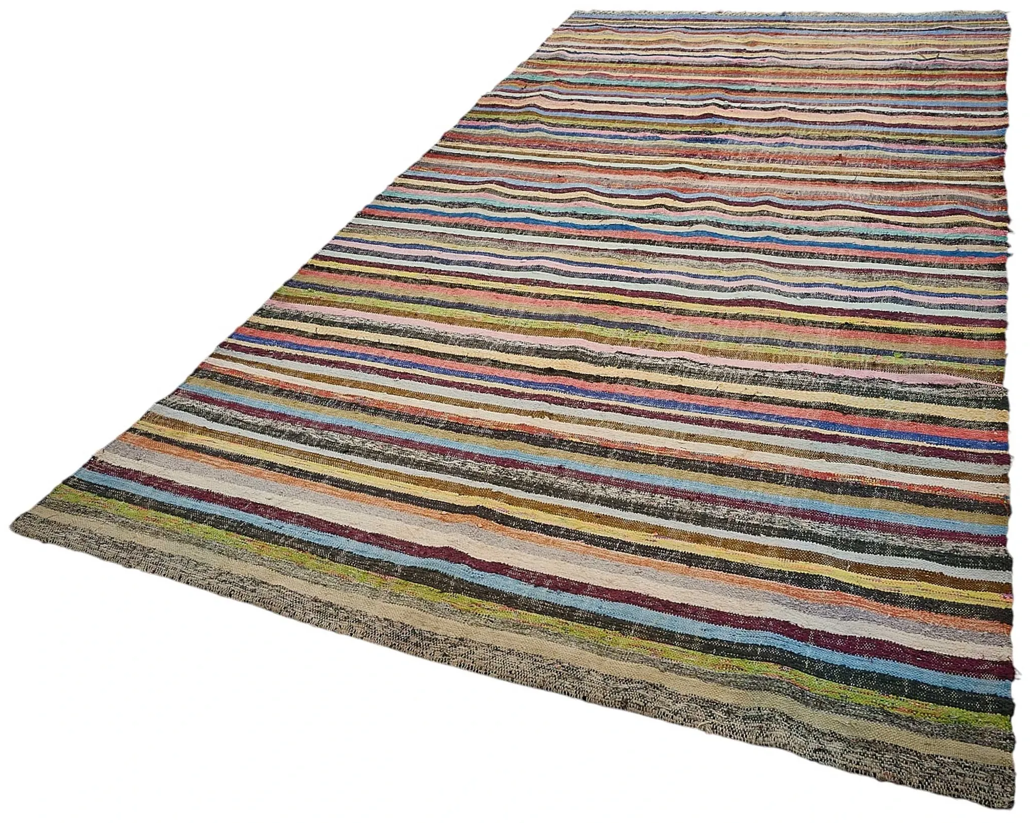 Turkish Handwoven Flatweave Chaput Kilim 176 cm x 354 cm