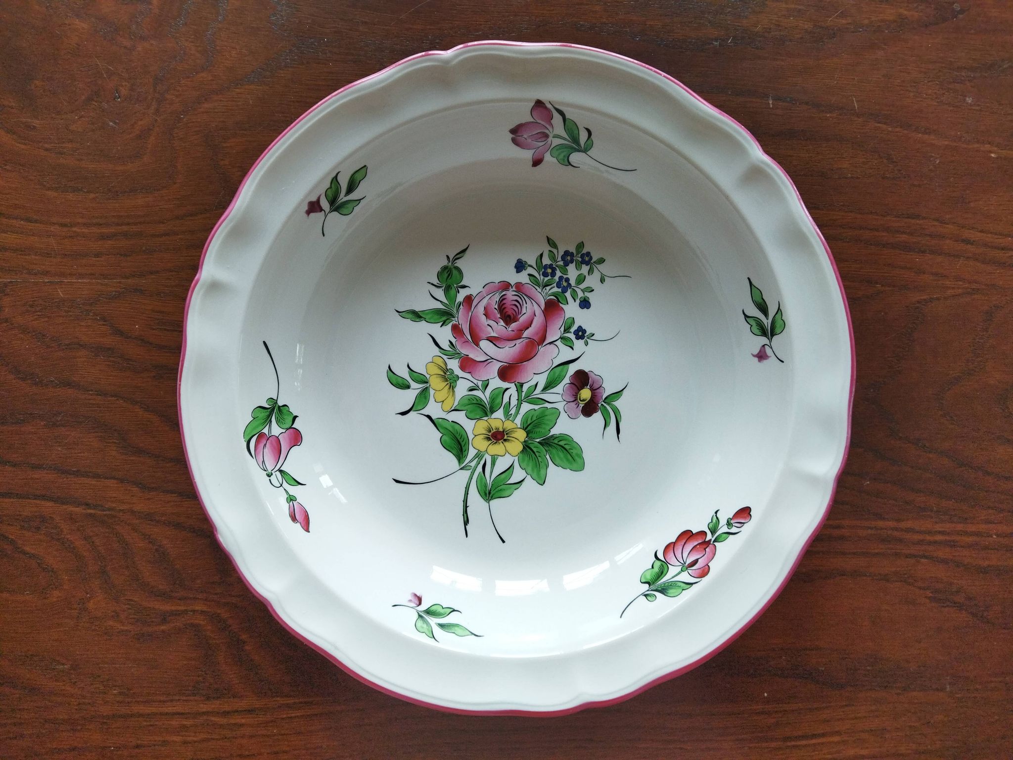Shallow dish "Fine Street Lamp" KG Lunéville