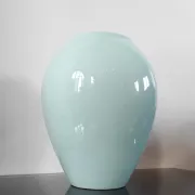 Vintage glazed ceramic vase