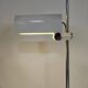 Floor lamp white metal design Braun Feldweg for Doria Leuchten 60s