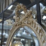 Oval mirror style Louis XVI 63x100cm