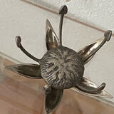 Ashtrays, lotus flower, removable petals, made of metal.