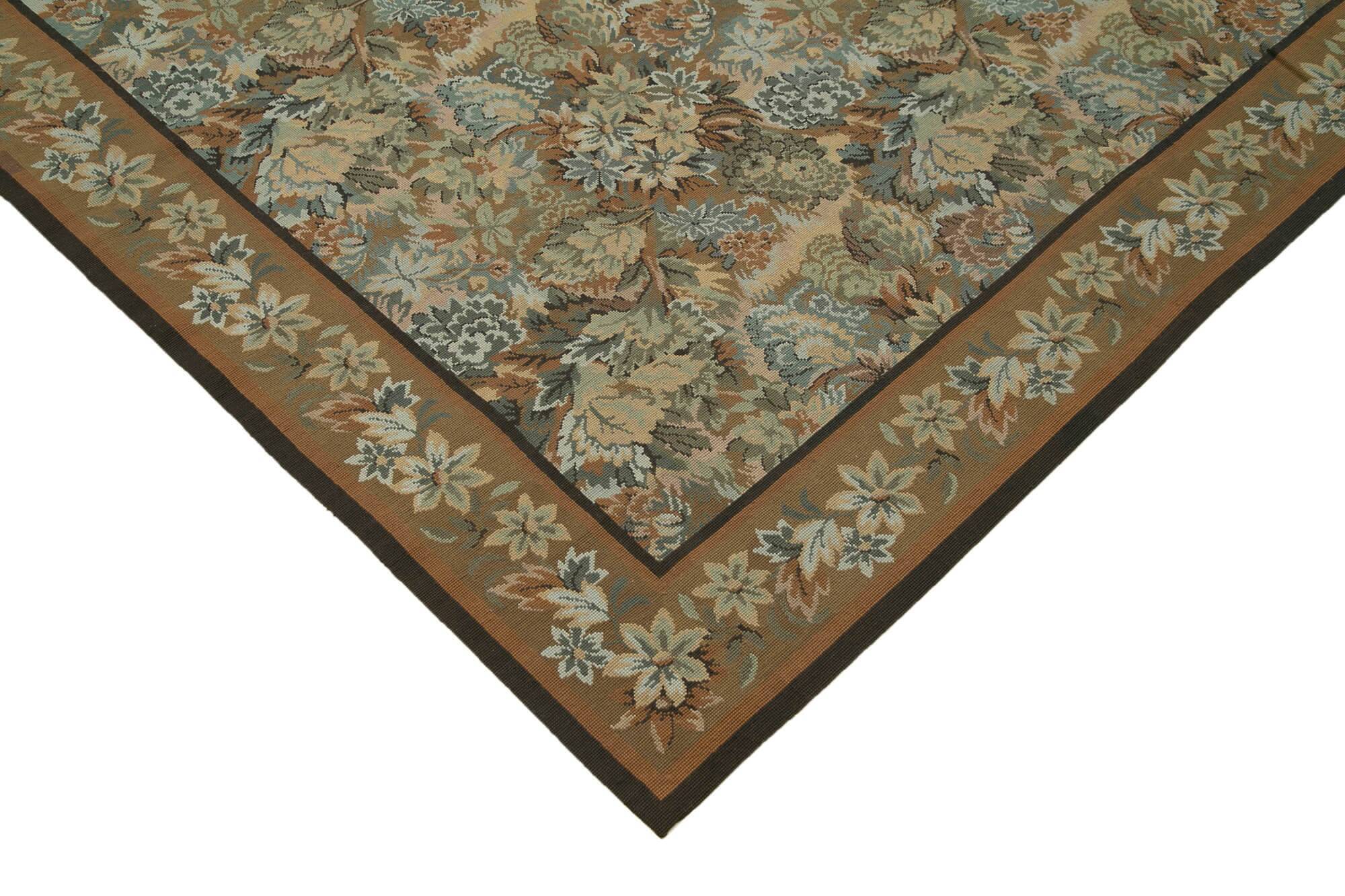 Handmade Vintage Flatweave Needlepoint Kilim 288 cm x 409 cm