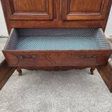 Buffet cabinet in oak with 4 doors and 1 drawer from the 18th century