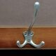 Vintage wooden wall coat rack - 5 hooks