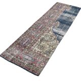 Navy Blue Vintage Runner Rug, 75x231Cm SK 6884