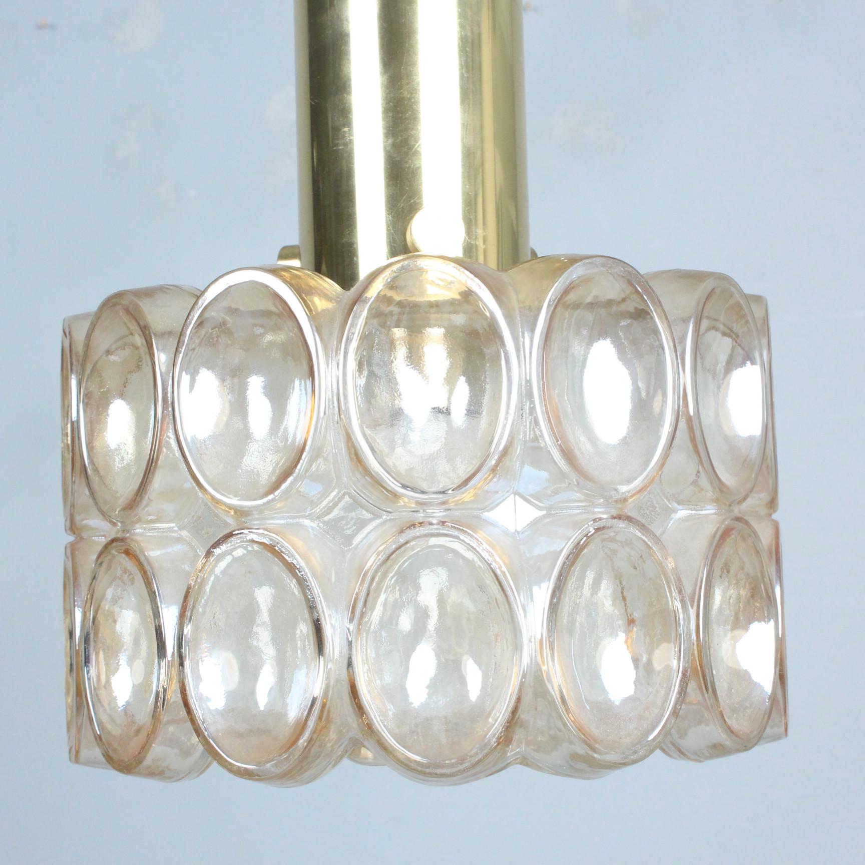 Suspended lamp Helena Tynell for Glashütte Limburg Germany 1960