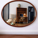 Vintage oval mirror