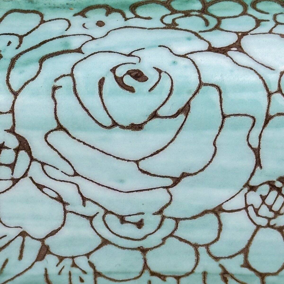 Vintage ceramic jewellery box by Maioliche d'Arte Cordivani for Ascoli Piceno, Italy, 1970s.