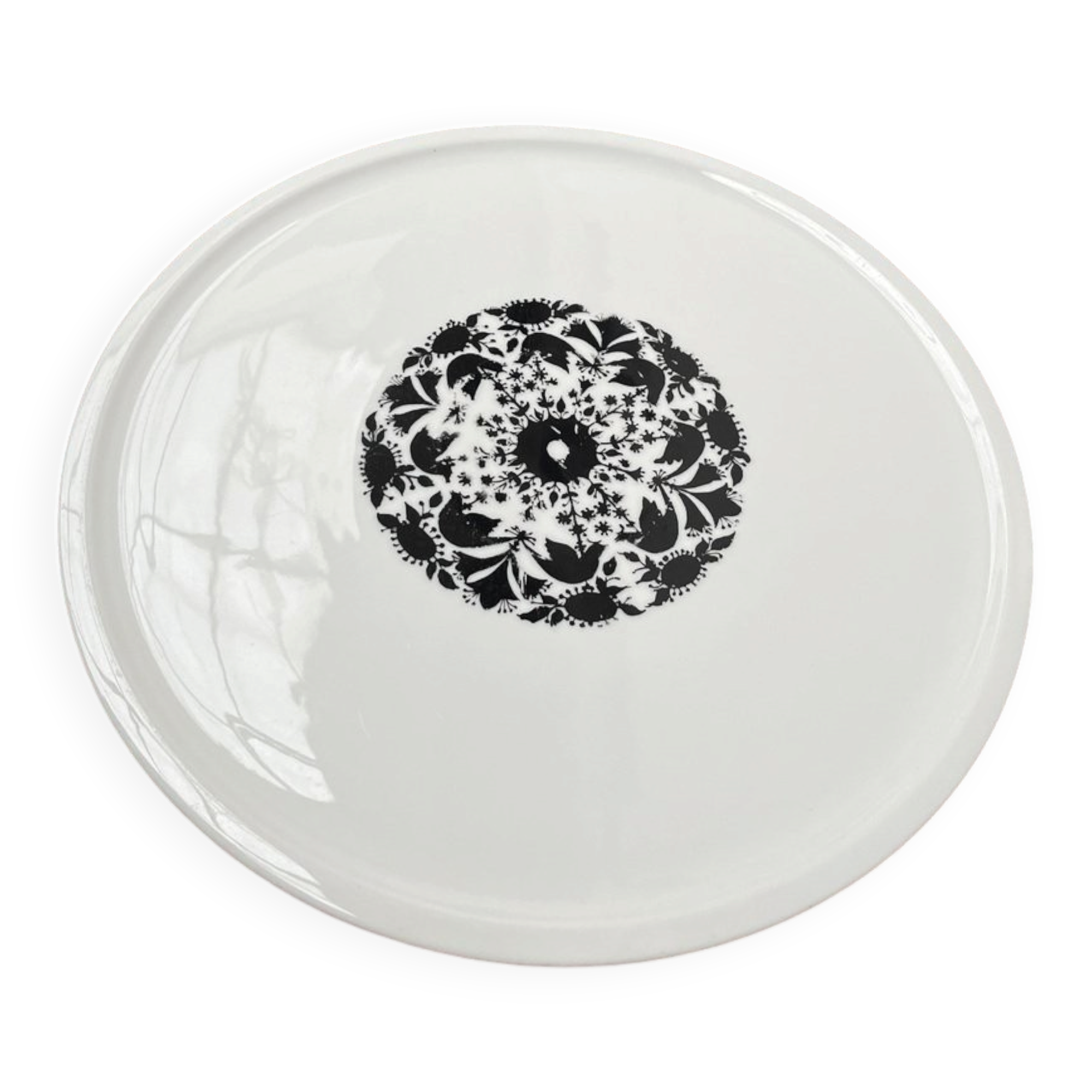 Plate from the postmodern Hilton series by Rosenthal, 1980s.