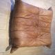 Togo pouffe by Michel Ducaroy for Ligne Roset natural leather