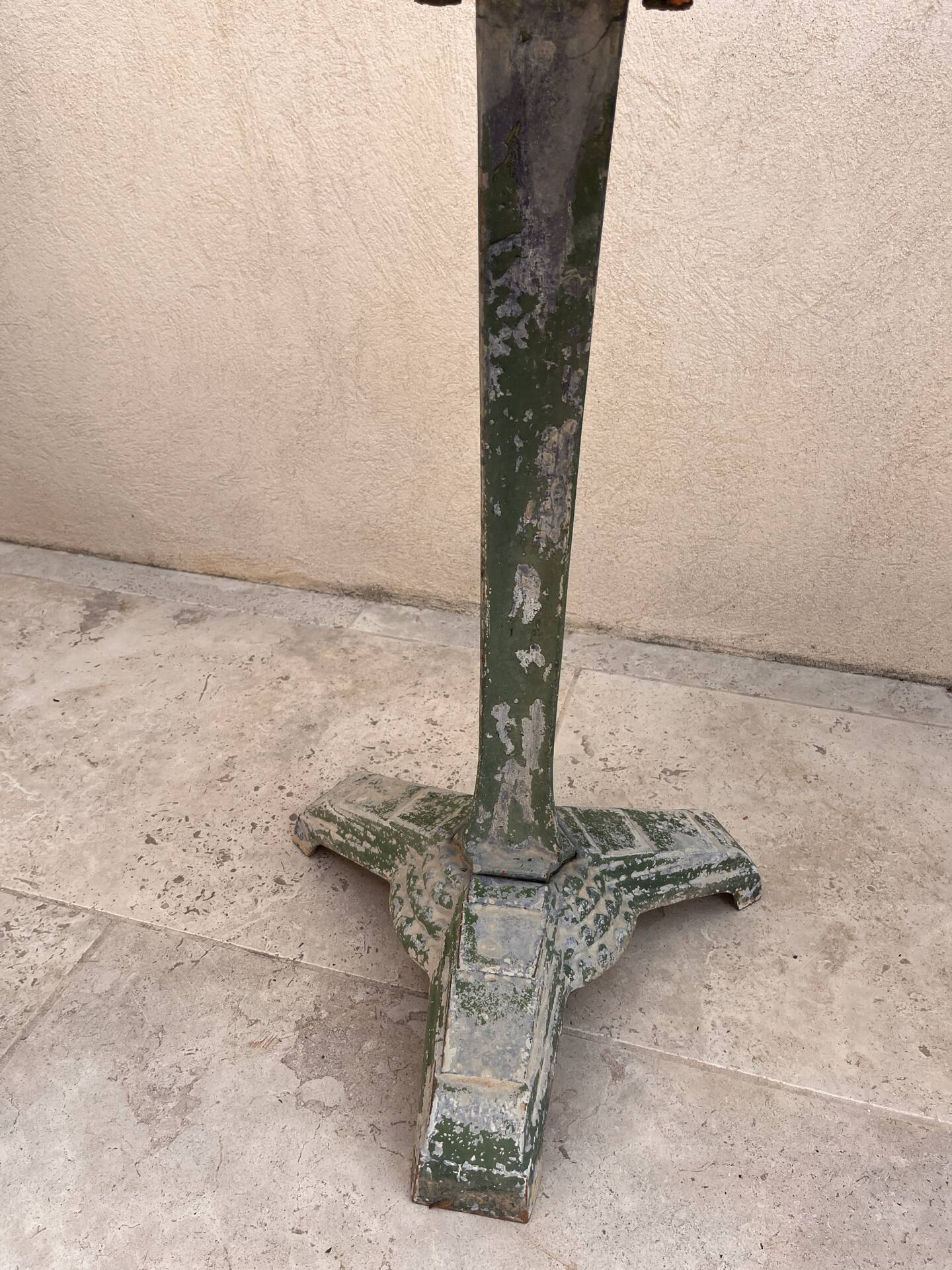 Art Deco cast iron side table