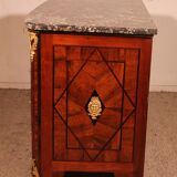 Dauphiné commode from the Louis XIV period in olive wood marquetry.