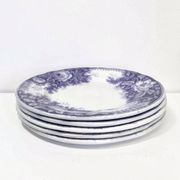 Assiettes dessert Sarreguemines modèle Jardinière XIXEME