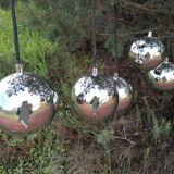 Set of 5 suspensions in chrome globes