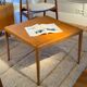 Vintage Scandinavian coffee table in golden oak "Evie"