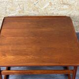 Table basse en teck des années 60-70 Kubus par Jalk Vodder Andersen pour Dyrlund Danemark