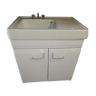 Kitchen cabinet enamelled sheet metal ceramic sink