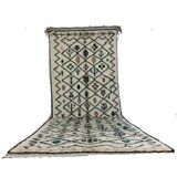 Vintage Berber abstract rug 375 X 132 CM