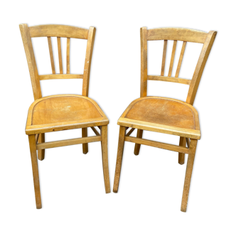 Paire de chaises bistrot Luterma 1960