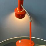 Lampe de bureau orange Hustadt Leuchten du milieu du siècle