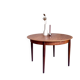 Vintage round dining table 1960s teak Lübke