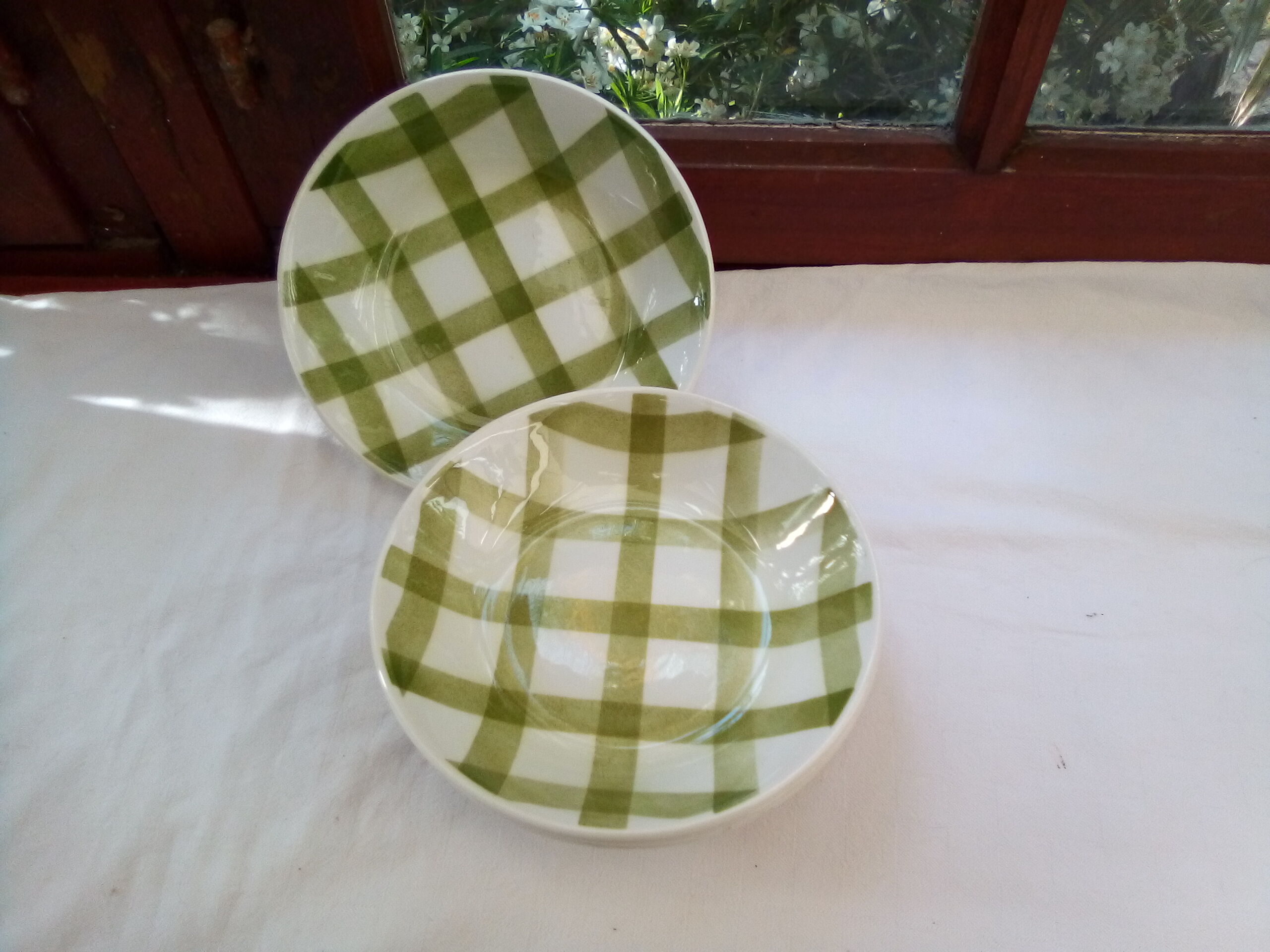 4 Assiettes creuses calotte moulin des loups